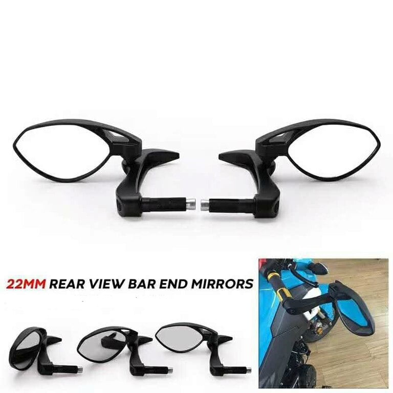 MOTORCYCLE ACCESSORIES LEVER GUARD CUM REAR VIEW MIRROR FOR 22MM HANDLEBAR IMPORTED QUALITY